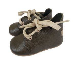 Oxford Baby Shoes Cowhide full Grain Leather Soles